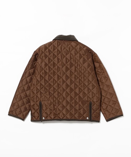 BEAMS F(ビームスエフ)の「Traditional Weatherwear / WAVERLY STUDS SHORT キルティング ジャケット(ブルゾン・メンズ・ブラック・36/38)」の6枚目の写真