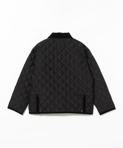 BEAMS F(ビームスエフ)の「Traditional Weatherwear / WAVERLY STUDS SHORT キルティング ジャケット(ブルゾン・メンズ・ブラック・36/38)」の12枚目の写真