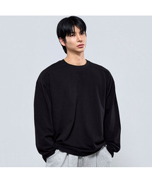 P2613 ヘビーカットオーバーサイズ長袖Tシャツ [3COLOR]