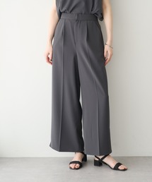 【接触冷感】COOLスリットワイドパンツ【セットアップ対応】