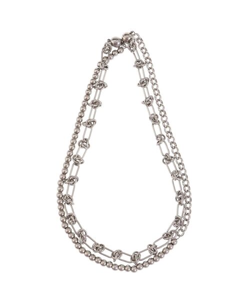 ミュージシャン Infarction 4Way Mix Chain Necklace 4WAY MIX CHAIN NC / 4ウェイミックスチェーンネックレス（ネックレス