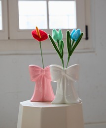 Casselini（キャセリーニ）の「Casselini HOME(キャセリーニ ホーム)リボンフラワーベース（フラワーベース）」