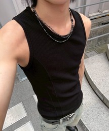 【nmtc+】tight tank top (3color) / 【エヌエムティーシープラス】タイトタンクトップ