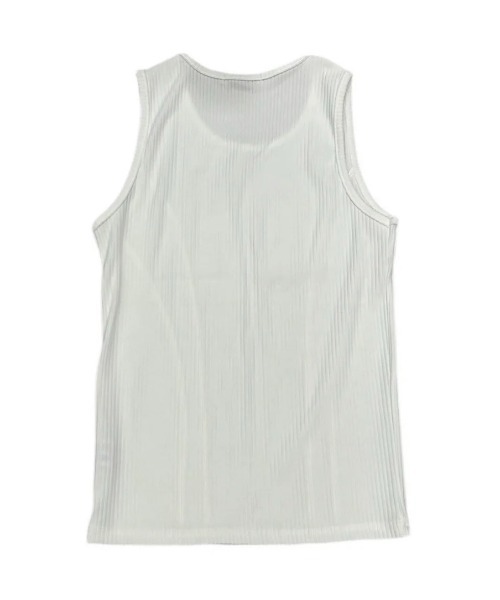 Never mind the XU / Chikashitsu+（ネバーマインド ザ エックスユー / チカシツプラス）の「【nmtc+】tight tank top (3color) / 【エヌエムティーシープラス】タイトタンクトップ（タンクトップ・メンズ・アイボリー/グレー/ブラック・ONE SIZE）」の4枚目の写真