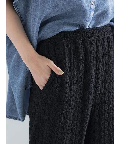 Te chichi（テチチ）の「カットレースイージーパンツ（その他パンツ・レディース・オフホワイト/ブラック・F）」の8枚目の写真