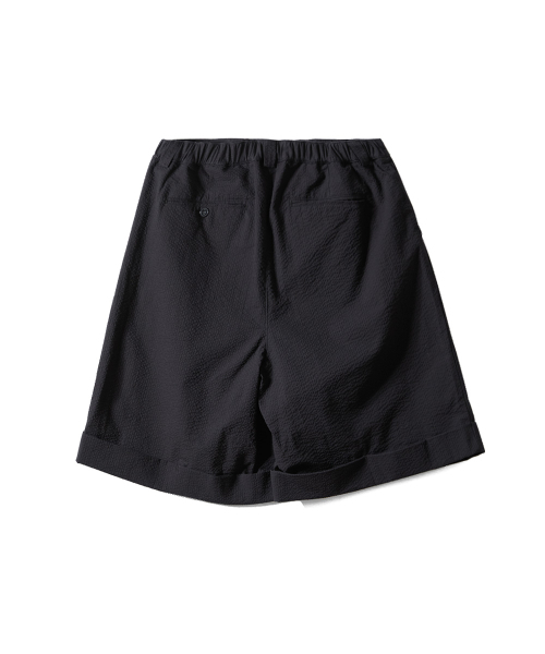 HORLISUN(ホーリーサン)の「Dimple Seersucker Wide Half Pants Black(その他パンツ・メンズ・その他・SMALL/MEDIUM/LARGE)」の2枚目の写真