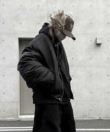 YACA（ヤーカ）の「Cropped Volume Jumper/クロップドボリュームジッパー（ブルゾン）」
