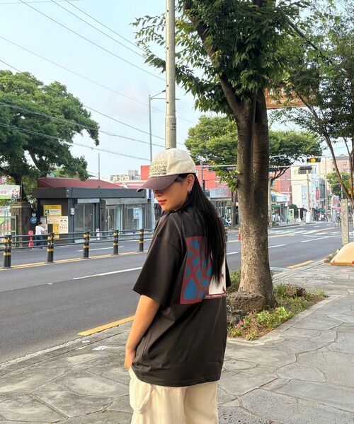 URBANAGE(アーバンエイジ)の「PEACH MODE オーバー半袖チャコール(Tシャツ/カットソー・レディース・その他・MEDIUM/LARGE)」の15枚目の写真