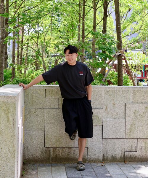 URBANAGE(アーバンエイジ)の「PEACH MODE オーバー半袖チャコール(Tシャツ/カットソー・レディース・その他・MEDIUM/LARGE)」の14枚目の写真
