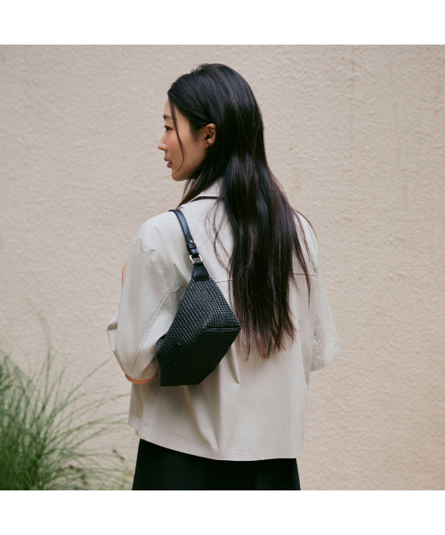 LAP(ラップ)の「RATAN HOBO BAG AS7AB401(トートバッグ・レディース・ブラック/アイボリー・FREE)」の3枚目の写真
