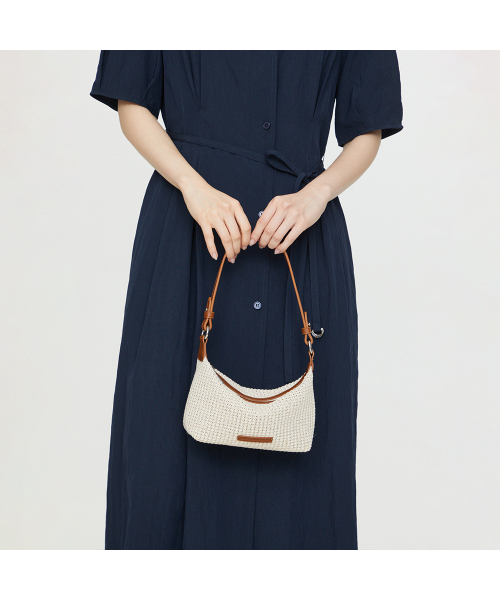 LAP(ラップ)の「RATAN HOBO BAG AS7AB401(トートバッグ・レディース・ブラック/アイボリー・FREE)」の7枚目の写真