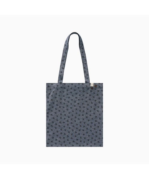 FLORAL COTTON ECO BAG, BLUE（エコバッグ/サブバッグ）｜OHESHIO 
