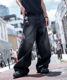 gibous（ギボス）の「gibous/ギボス/pocket baggy pants（デニムパンツ）」