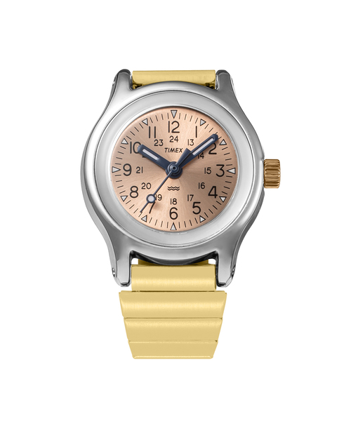 TIMEX(タイメックス)の「TIMEX Camper Ring Watch TW2Y78000 Silver&Gold(アナログ腕時計・レディース・シルバー・FREE)」の2枚目の写真