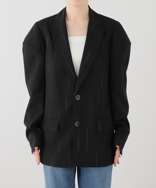 TIBI/ティビ VISCOSE SUITING HINGED SLEEVE BLAZER ジャケット