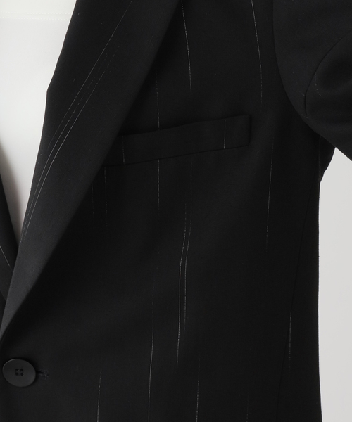 tibi(ティビ)の「TIBI/ティビ VISCOSE SUITING HINGED SLEEVE BLAZER ジャケット(テーラードジャケット・レディース・ブラック・2)」の5枚目の写真