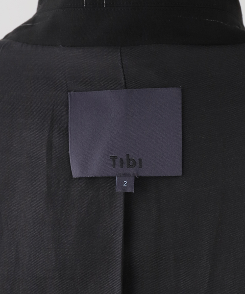 tibi(ティビ)の「TIBI/ティビ VISCOSE SUITING HINGED SLEEVE BLAZER ジャケット(テーラードジャケット・レディース・ブラック・2)」の10枚目の写真