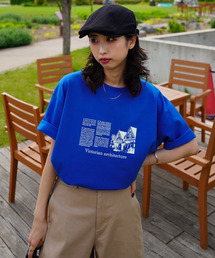 Chillfar デザインモチーフボックスロゴTEEシャツ