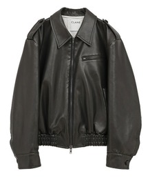 CLANE（クラネ）の「【CLANE】BULKY LINE SINGLE LEATHER JACKET（ライダースジャケット）」