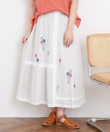 Emago（イマゴ）の「EMAGO バルーン刺繍スカート（スカート）」