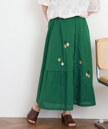 Emago（イマゴ）の「EMAGO バルーン刺繍スカート（スカート）」