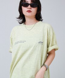 SCREEN STARS | 【SCREEN STARS/スクリーンスターズ】杢ボディ染め 配色ロゴ クルーネックカラーTシャツ(Tシャツ/カットソー)