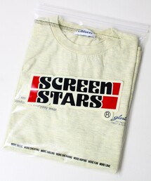 GLOSTER（グロスター）の「【SCREEN STARS/スクリーンスターズ】杢ボディ染め 配色ロゴ クルーネックカラーＴシャツ（Tシャツ/カットソー）」