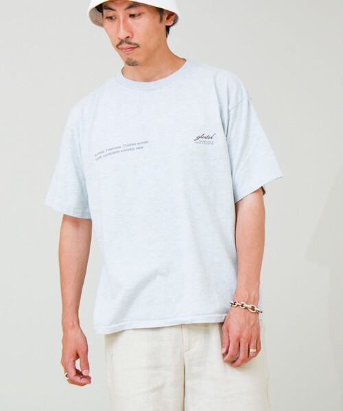 SCREEN STARS(スクリーンスターズ)の「【SCREEN STARS/スクリーンスターズ】杢ボディ染め 配色ロゴ クルーネックカラーTシャツ(Tシャツ/カットソー・メンズ・オレンジ/イエロー/サックスブルー/グリーン・M/L)」の10枚目の写真