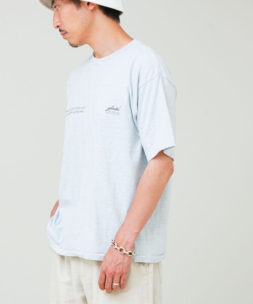 SCREEN STARS(スクリーンスターズ)の「【SCREEN STARS/スクリーンスターズ】杢ボディ染め 配色ロゴ クルーネックカラーTシャツ(Tシャツ/カットソー・メンズ・オレンジ/イエロー/サックスブルー/グリーン・M/L)」の11枚目の写真