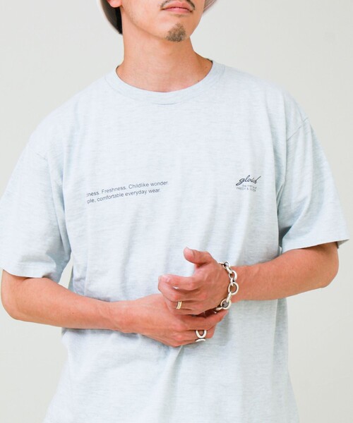 SCREEN STARS(スクリーンスターズ)の「【SCREEN STARS/スクリーンスターズ】杢ボディ染め 配色ロゴ クルーネックカラーTシャツ(Tシャツ/カットソー・メンズ・オレンジ/イエロー/サックスブルー/グリーン・M/L)」の14枚目の写真