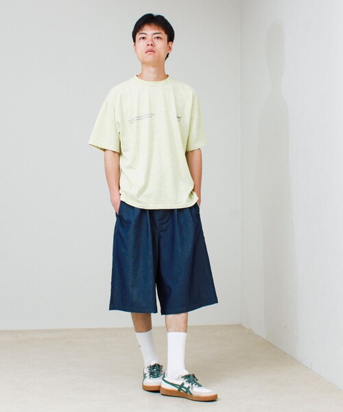 SCREEN STARS(スクリーンスターズ)の「【SCREEN STARS/スクリーンスターズ】杢ボディ染め 配色ロゴ クルーネックカラーTシャツ(Tシャツ/カットソー・メンズ・オレンジ/イエロー/サックスブルー/グリーン・M/L)」の17枚目の写真