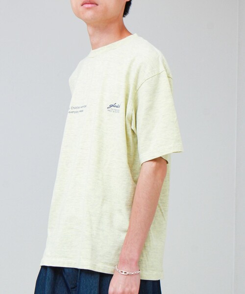 SCREEN STARS(スクリーンスターズ)の「【SCREEN STARS/スクリーンスターズ】杢ボディ染め 配色ロゴ クルーネックカラーTシャツ(Tシャツ/カットソー・メンズ・オレンジ/イエロー/サックスブルー/グリーン・M/L)」の19枚目の写真