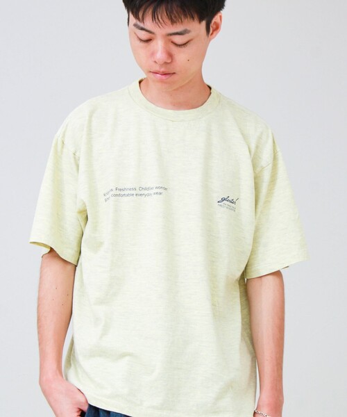 SCREEN STARS(スクリーンスターズ)の「【SCREEN STARS/スクリーンスターズ】杢ボディ染め 配色ロゴ クルーネックカラーTシャツ(Tシャツ/カットソー・メンズ・オレンジ/イエロー/サックスブルー/グリーン・M/L)」の21枚目の写真