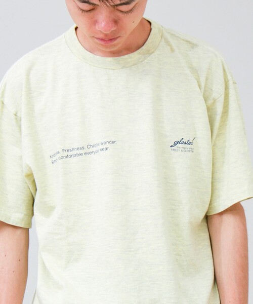 SCREEN STARS(スクリーンスターズ)の「【SCREEN STARS/スクリーンスターズ】杢ボディ染め 配色ロゴ クルーネックカラーTシャツ(Tシャツ/カットソー・メンズ・オレンジ/イエロー/サックスブルー/グリーン・M/L)」の22枚目の写真