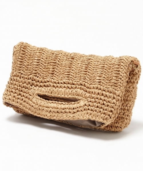 LEPSIM（レプシィム）の「ペーパークリテクラッチショルダーバッグ　711845（ショルダーバッグ・レディース・レッド/ブラック/ベージュ・ONE SIZE）」の8枚目の写真