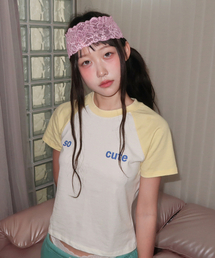 KIKOZY（キコジ）の「ソーキュートラグランTシャツイエロー（Tシャツ/カットソー）」