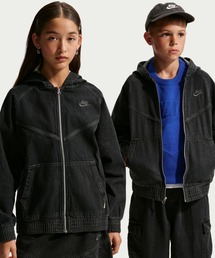 NIKE｜ナイキのデニムジャケット（ブラック/黒色系・無地）通販 - ZOZOTOWN