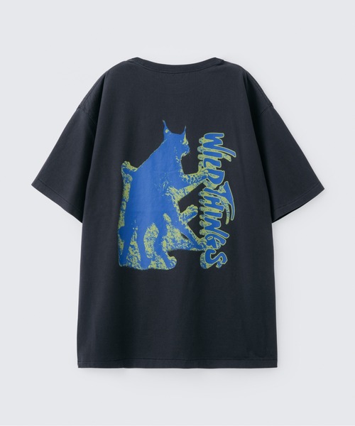WILD THINGS(ワイルドシングス)の「ワイルドキャット S/S Tシャツ|WILD CAT S/S TEE(Tシャツ/カットソー・メンズ・ブルー系その他/チャコールグレー/ベージュ系その他/イエロー系その他/ホワイト・S/M/L/XL)」の3枚目の写真