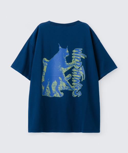WILD THINGS(ワイルドシングス)の「ワイルドキャット S/S Tシャツ|WILD CAT S/S TEE(Tシャツ/カットソー・メンズ・ブルー系その他/チャコールグレー/ベージュ系その他/イエロー系その他/ホワイト・S/M/L/XL)」の7枚目の写真