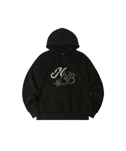 NUHABIT（ニューハビット）の「N/H NHB DOT オーバーサイズ 起毛 フードパーカー (GOH4-6NH1374)（パーカー・メンズ・ネイビー/ホワイト/ブラック/ライトグレー/アッシュグレー/アイボリー・MEDIUM/LARGE/X-LARGE）」の7枚目の写真