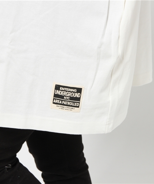 MOUSSY（マウジー）の「HIGH-NECKED COLLER BIG TSJ（Tシャツ/カットソー・レディース・ブラック/オレンジ系その他/ホワイト・FREE）」の12枚目の写真