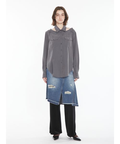 SORIN(ソリン )の「Velour Flare Pants / ベロアフレアパンツ(その他パンツ・レディース・ブラック/パープル/その他・38/36)」の5枚目の写真