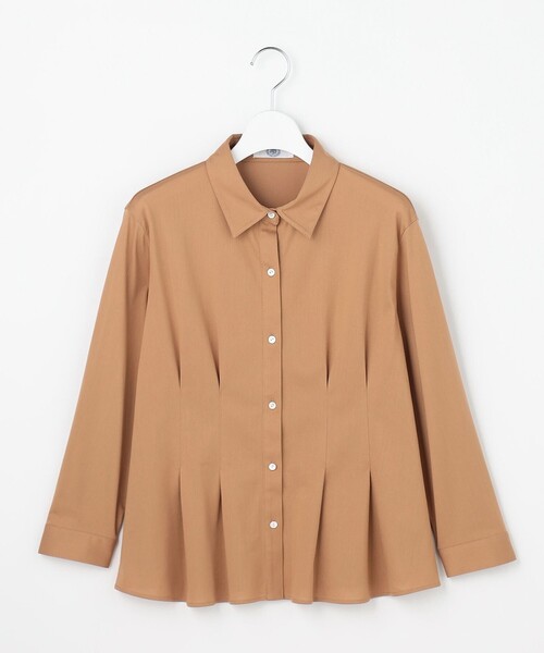 J.PRESS Ladies(J.プレス レディス)の「【WEB限定】シャツジャージー カットソー(Tシャツ/カットソー・レディース・黄土色系/オールドローズ系/スカイブルー系・SMALL)」の11枚目の写真