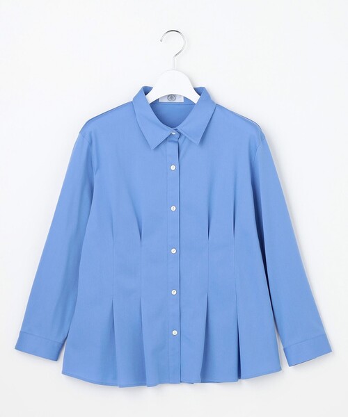 J.PRESS Ladies(J.プレス レディス)の「【WEB限定】シャツジャージー カットソー(Tシャツ/カットソー・レディース・黄土色系/オールドローズ系/スカイブルー系・SMALL)」の12枚目の写真