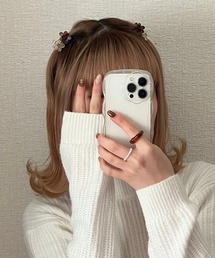 tunee（チュニー）の「ミニフラワーヘアクリップセット(hsyd)（バレッタ/ヘアクリップ）」