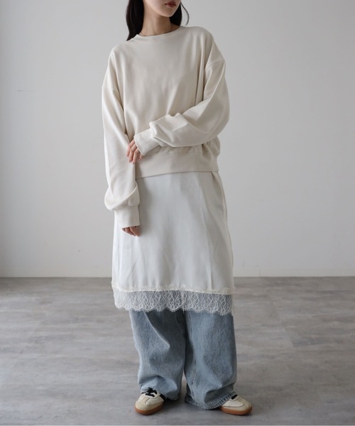 model：164cm. 着用サイズ：FREE