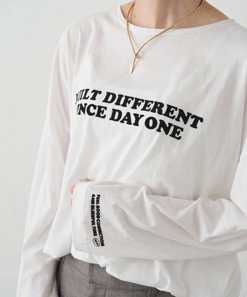 PUAL CE CIN(ピュアルセシン)の「【F&B】オーガニックコットンシアーガーゼカットソー(Tシャツ/カットソー・レディース・ブラウン/チャコールグレー/オフホワイト・FREE)」の1枚目の写真