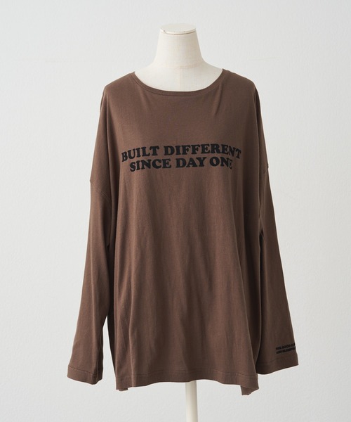 PUAL CE CIN(ピュアルセシン)の「【F&B】オーガニックコットンシアーガーゼカットソー(Tシャツ/カットソー・レディース・ブラウン/チャコールグレー/オフホワイト・FREE)」の4枚目の写真