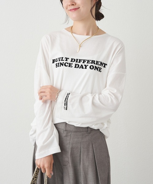 PUAL CE CIN(ピュアルセシン)の「【F&B】オーガニックコットンシアーガーゼカットソー(Tシャツ/カットソー・レディース・ブラウン/チャコールグレー/オフホワイト・FREE)」の20枚目の写真