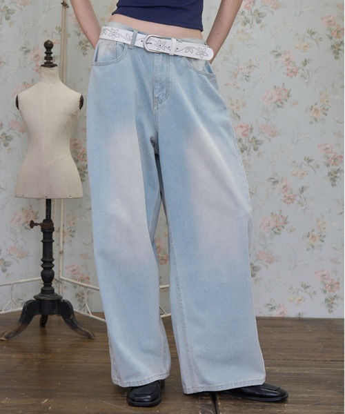 Birthday room（バースデイルーム）の「ボタニカルスタッズベルト/Botanical Studded Belt（ベルト・レディース・ブラック/ホワイト・FREE）」の7枚目の写真